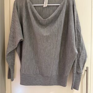 Patagonia Gray Cowl Neck Sweater